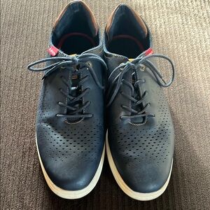 Men's Black Leather Casual Shoes